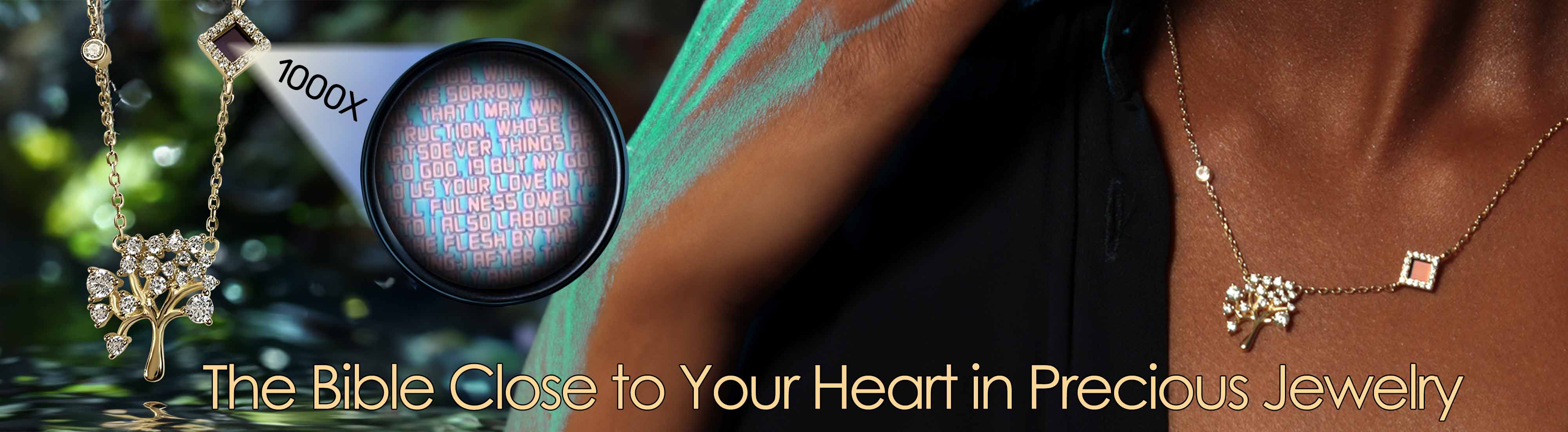 Christian Gifts Luxurious Nano Bible Pendants Featured in Banner Image My Nano Jewelry