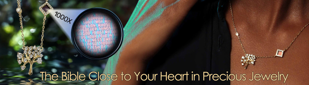 Christian Gifts Luxurious Nano Bible Pendants Featured in Banner Image Shlama