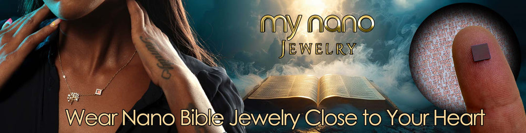 Valentine Present for Wife Shlama Bible Text Microscopic Technology