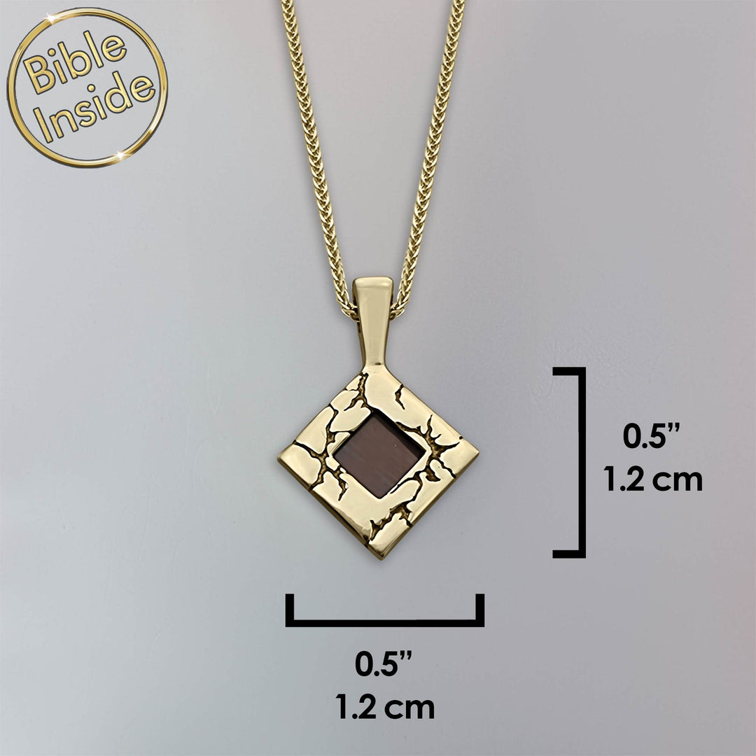 Bible Scripture Necklace - With The Complete New Testament - My Nano Jewelry