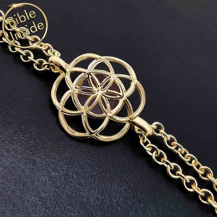 Best gift for Valentine day for girlfriend – faith bracelet with New Testament microchip