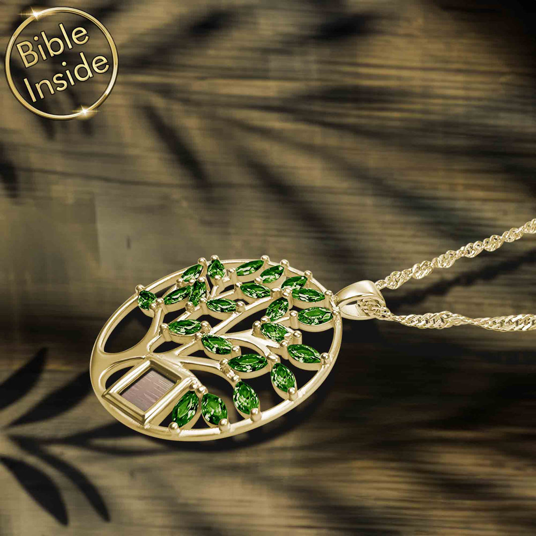 Great gifts for your wife with gold tree, everyday faith-inspired design