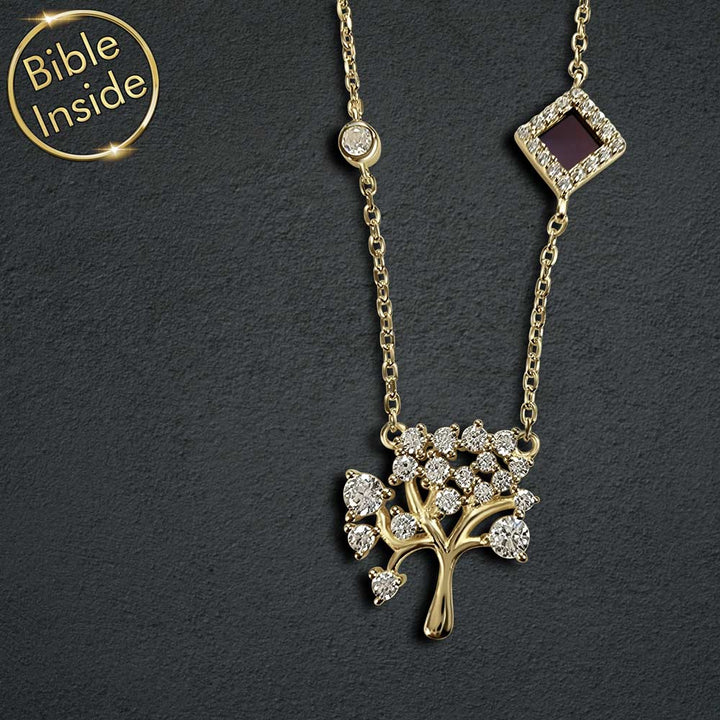 Women's biblical necklace tree of life pendant – elegant Christian gift