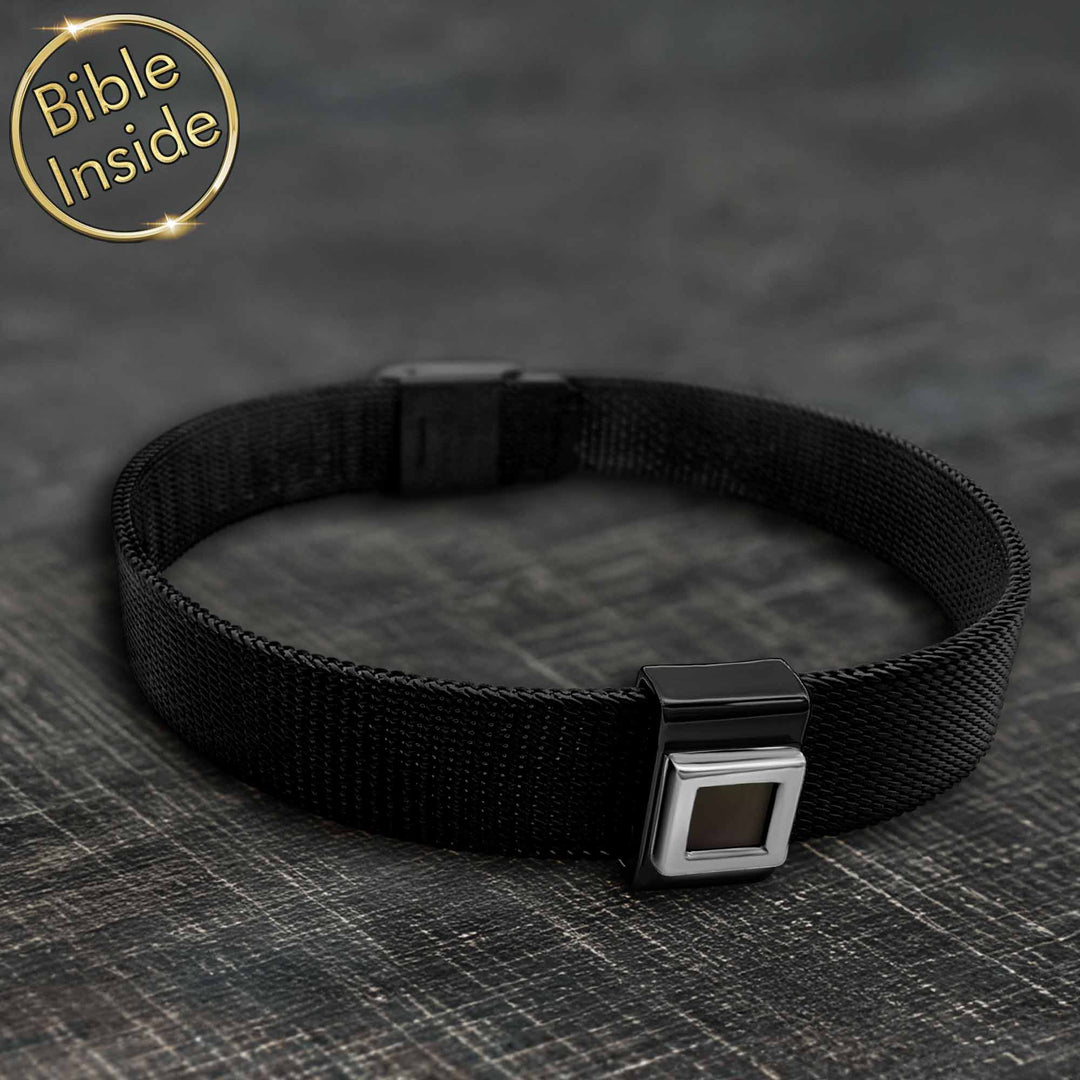Bible Verse Wristband With The Complete New Testament - Shlama