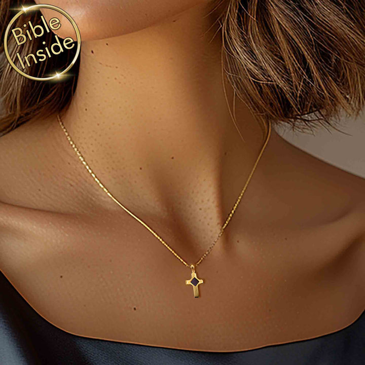Cross necklace chain for women – meaningful biblical jewelry gift