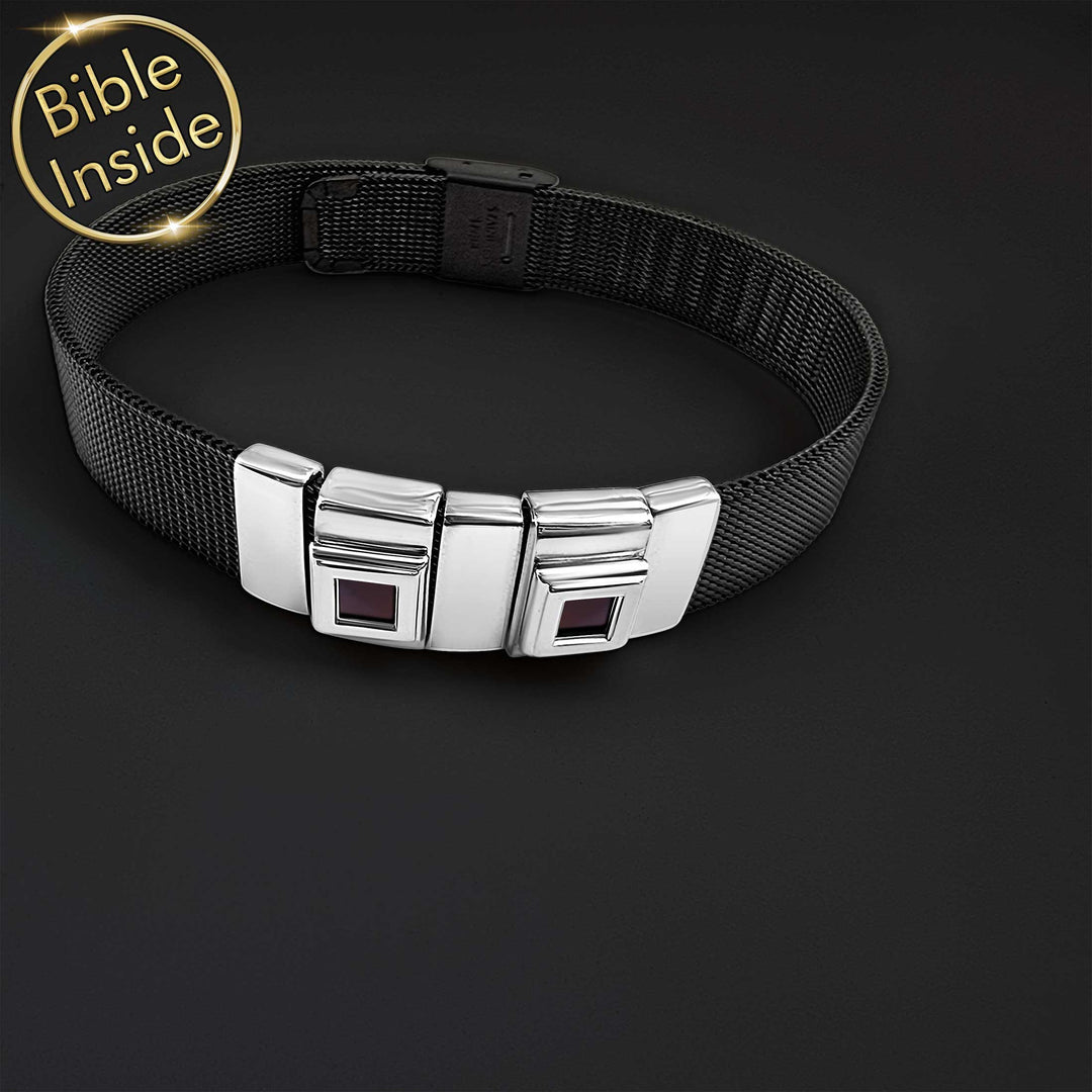 Sterling silver Christian Christmas present for men - Noble Legacy design