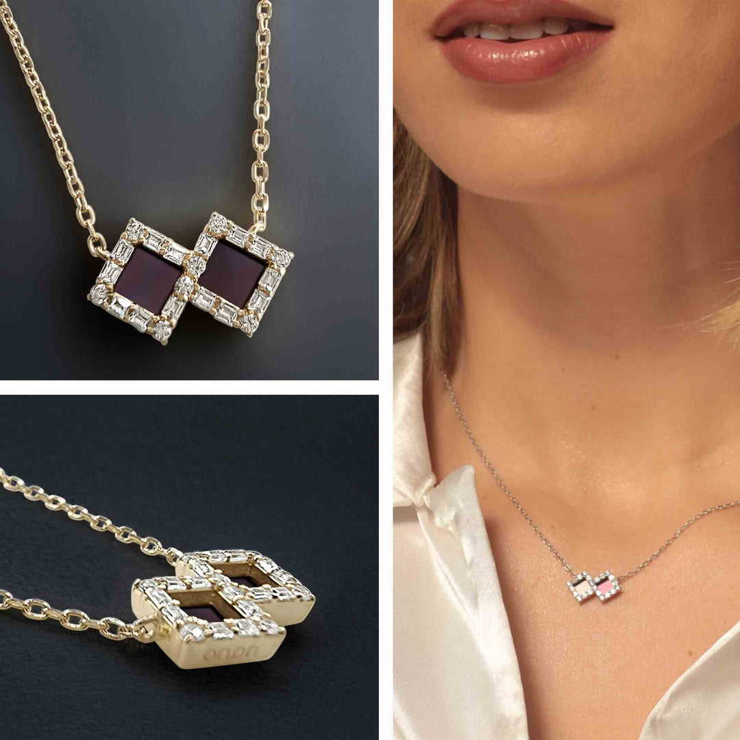 Christian gold pendant with complete Bible chip – elegant necklace for women