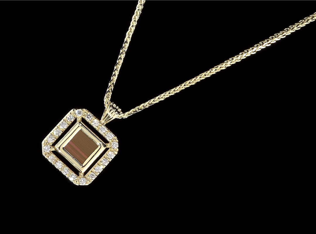 Gold necklace for Christian – faith-inspired Diana necklace for her