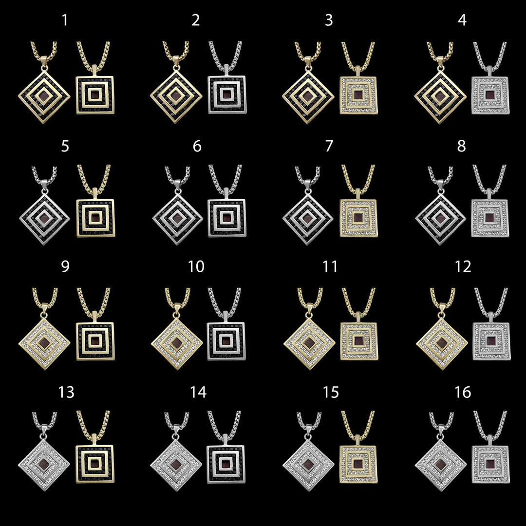 Mens Christian necklace Romeo Juliet design – devotional jewelry gift