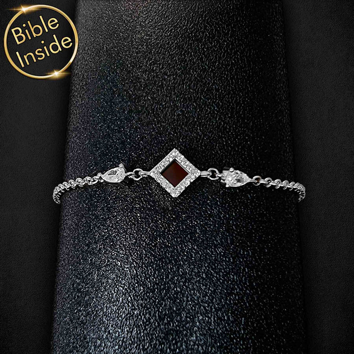 Cute Christian bracelet gift for girls – sterling silver Amazona