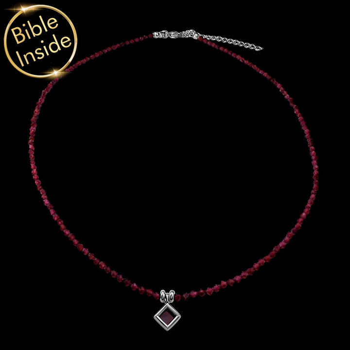 Stylish nano Bible necklace, contemporary gift for Christian wedding