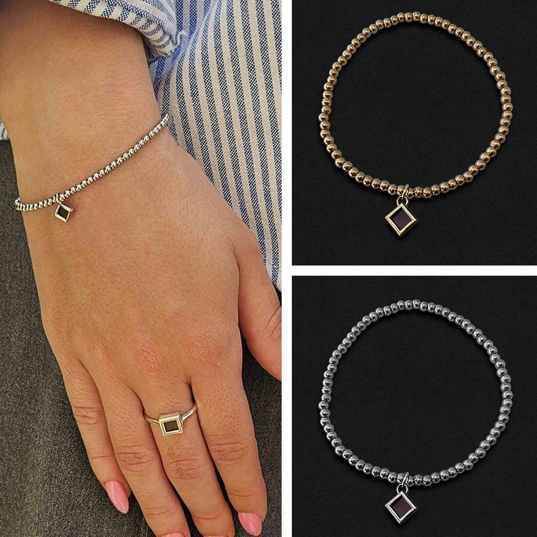 Christianity bracelet with micro Bible engraving – minimalist faith jewelry