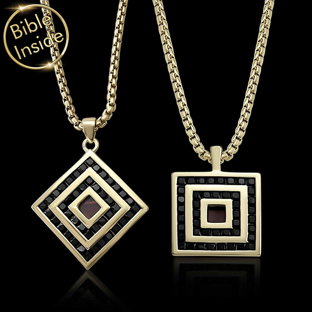 Romantic gifts for wife Christmas – Biblical rhombus pendant