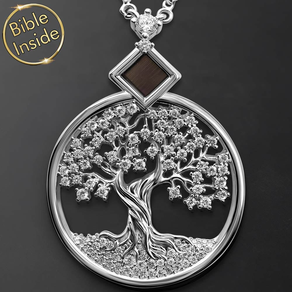 Christmas gift for Christians tree of life necklace - My Nano Jewelry brand