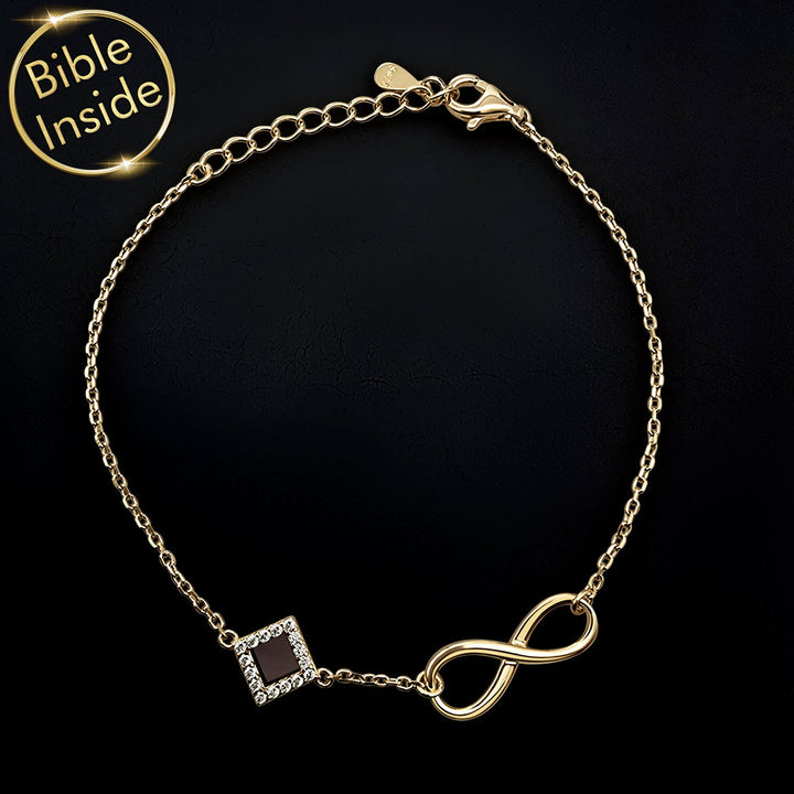 Women's infinity nano Bible bracelet - thoughtful gifts for wife