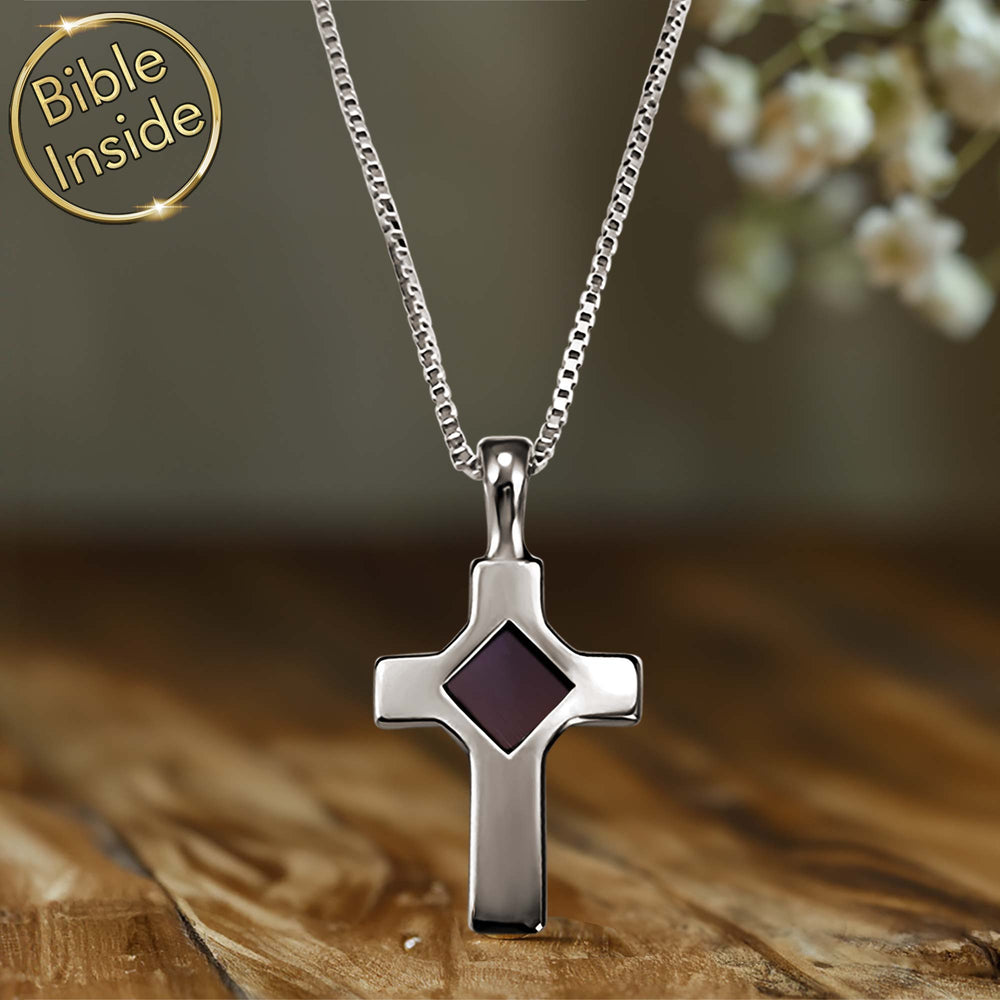 Sterling silver cross jewelry necklace, a meaningful Christian gift