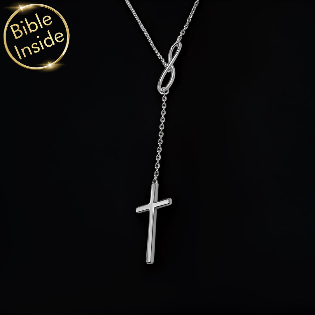 14k white gold cross necklace with – timeless faith jewelry for women