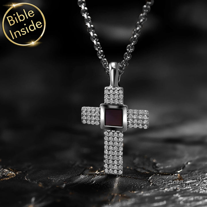 Silver cross jewelry necklace, elegant pick for everyday faith