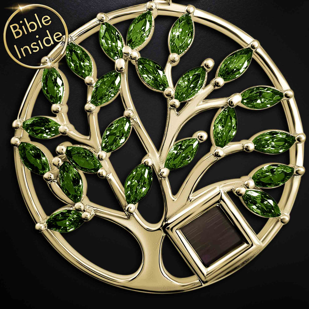 Cute Valentine's Day gift idea – elegant tree of life pendant in gold