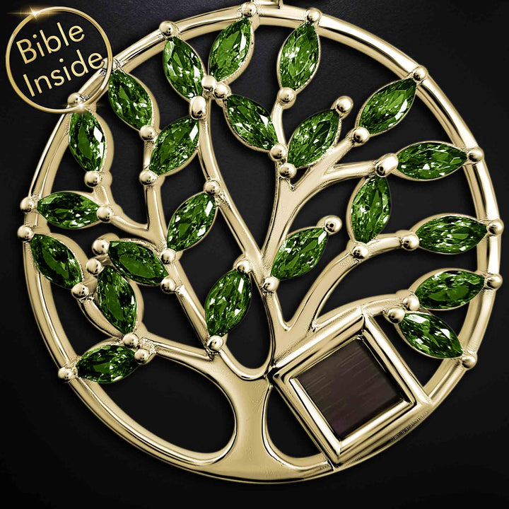 Cute Valentine's Day gift idea – elegant tree of life pendant in gold