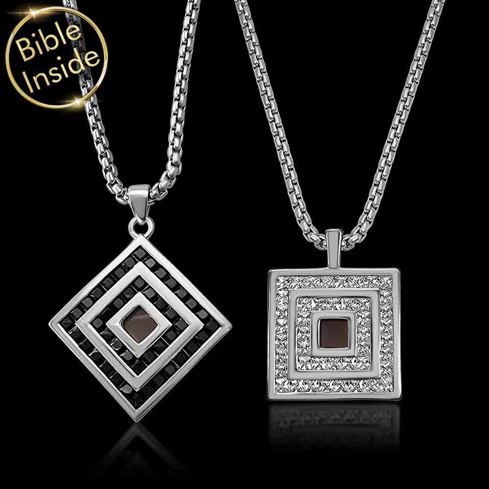 Valentine gift idea for him fashionable Christian necklace for guys