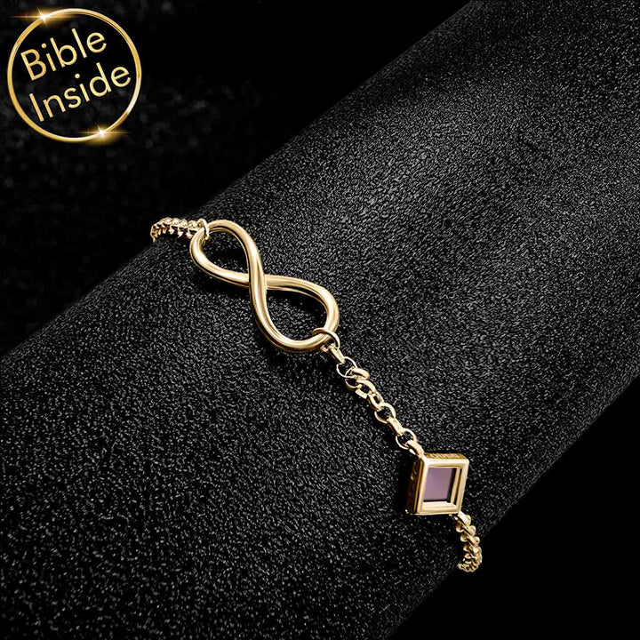Gold infinity bracelet – cute Valentine's Day gift idea