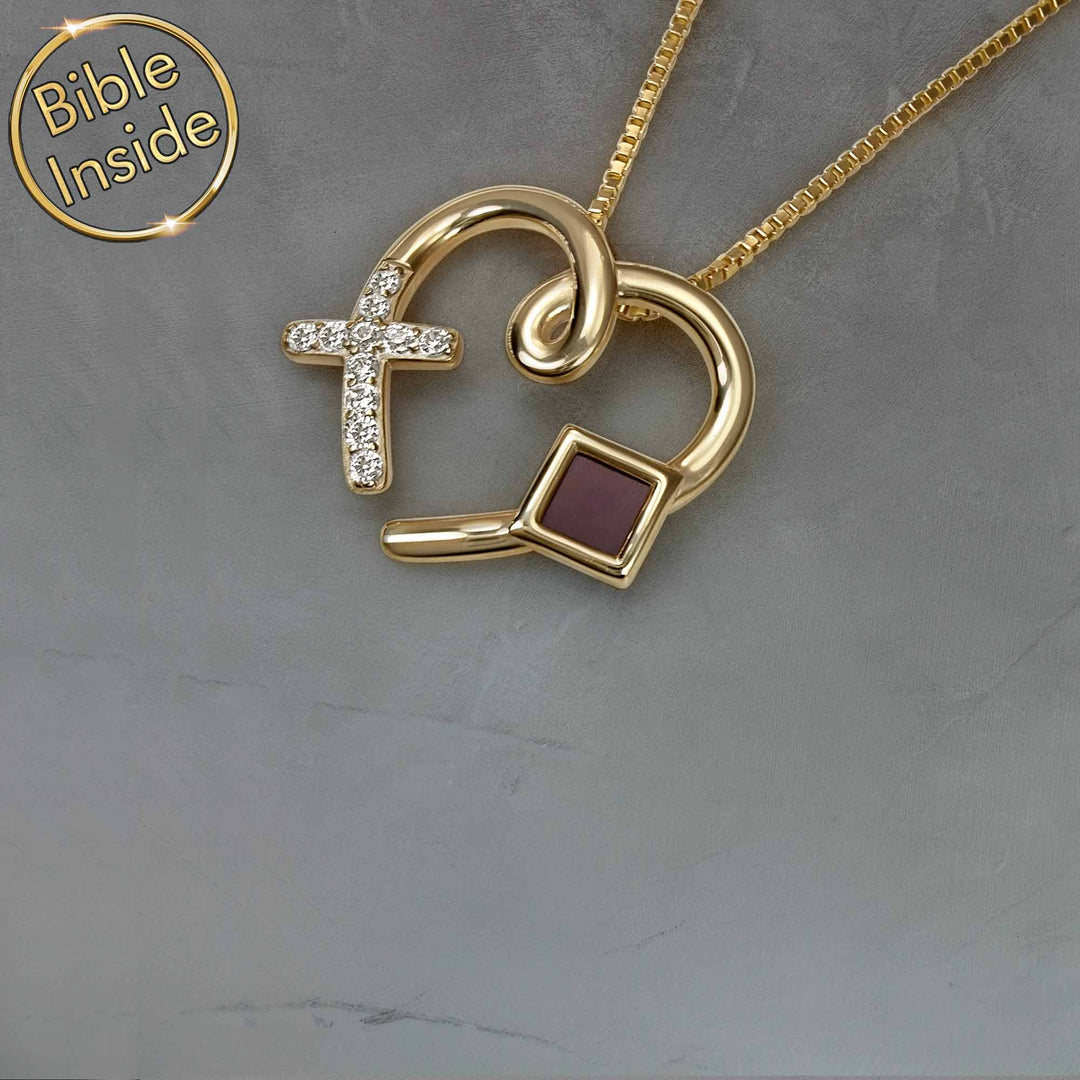 Stylish Christian necklace for women – best gift ideas for Valentine's Day faith jewelry