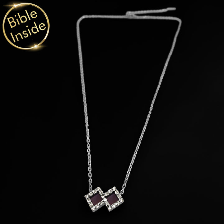 Christian Christmas gift for mom – silver necklace with Full Truth pendant design