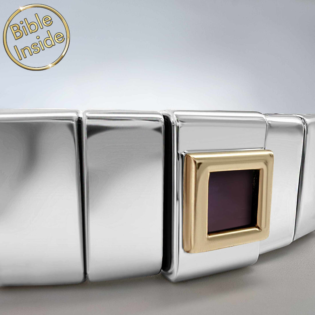 Knox-5 nano Bible bracelet by My Nano Jewelry, Valentine day gift for hubby