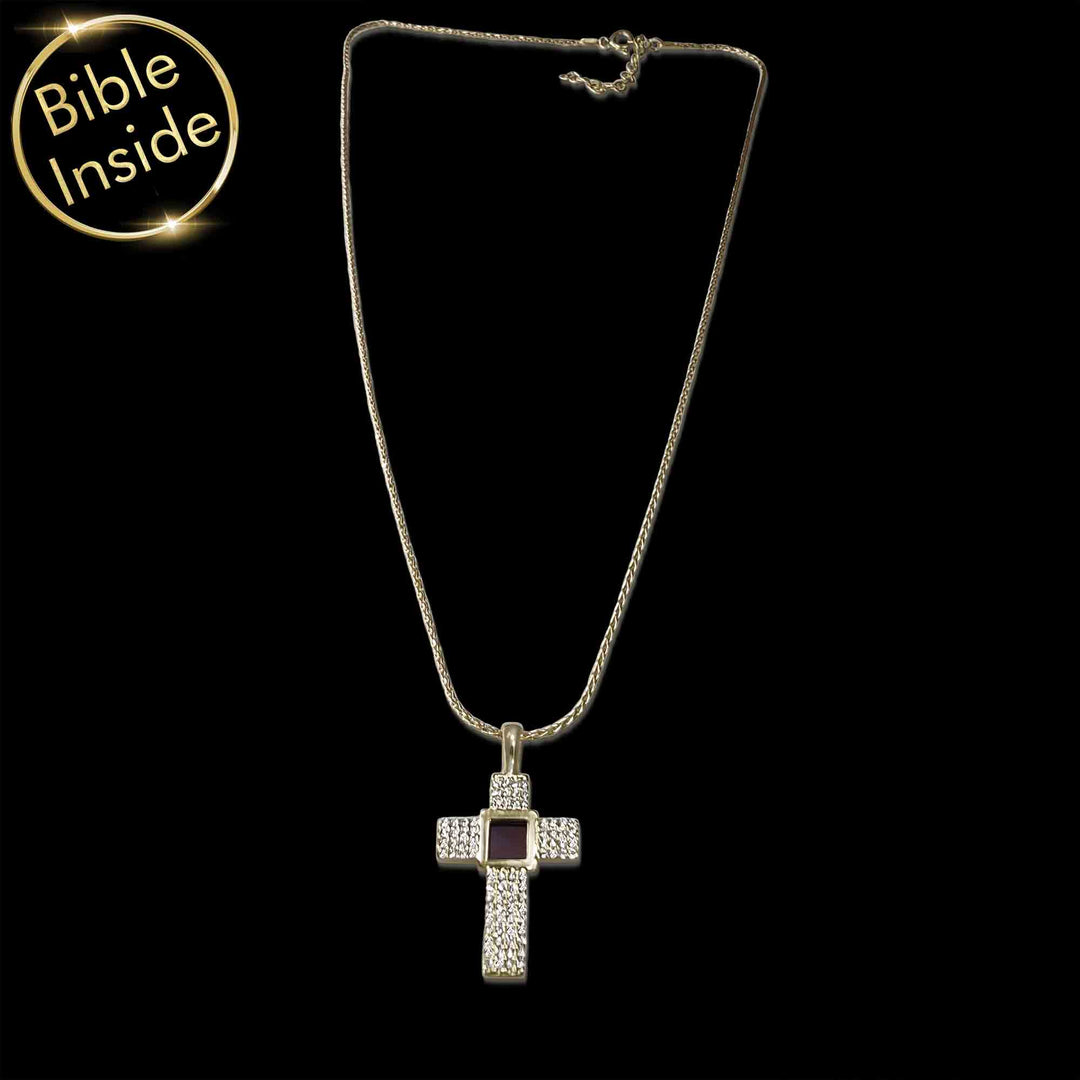 Minimalist gold necklace for Christian women – Aurora cross daily wear