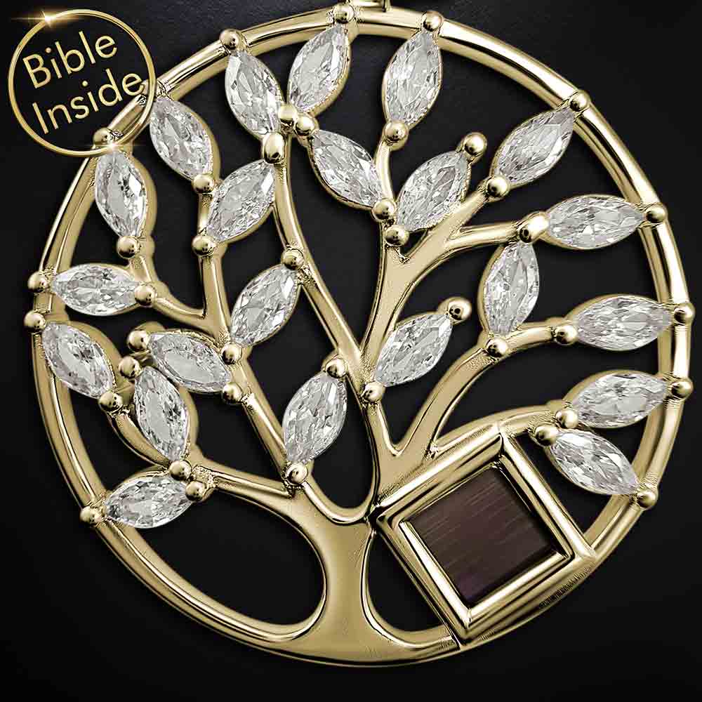Christian gold pendant tree of life – meaningful gift for women