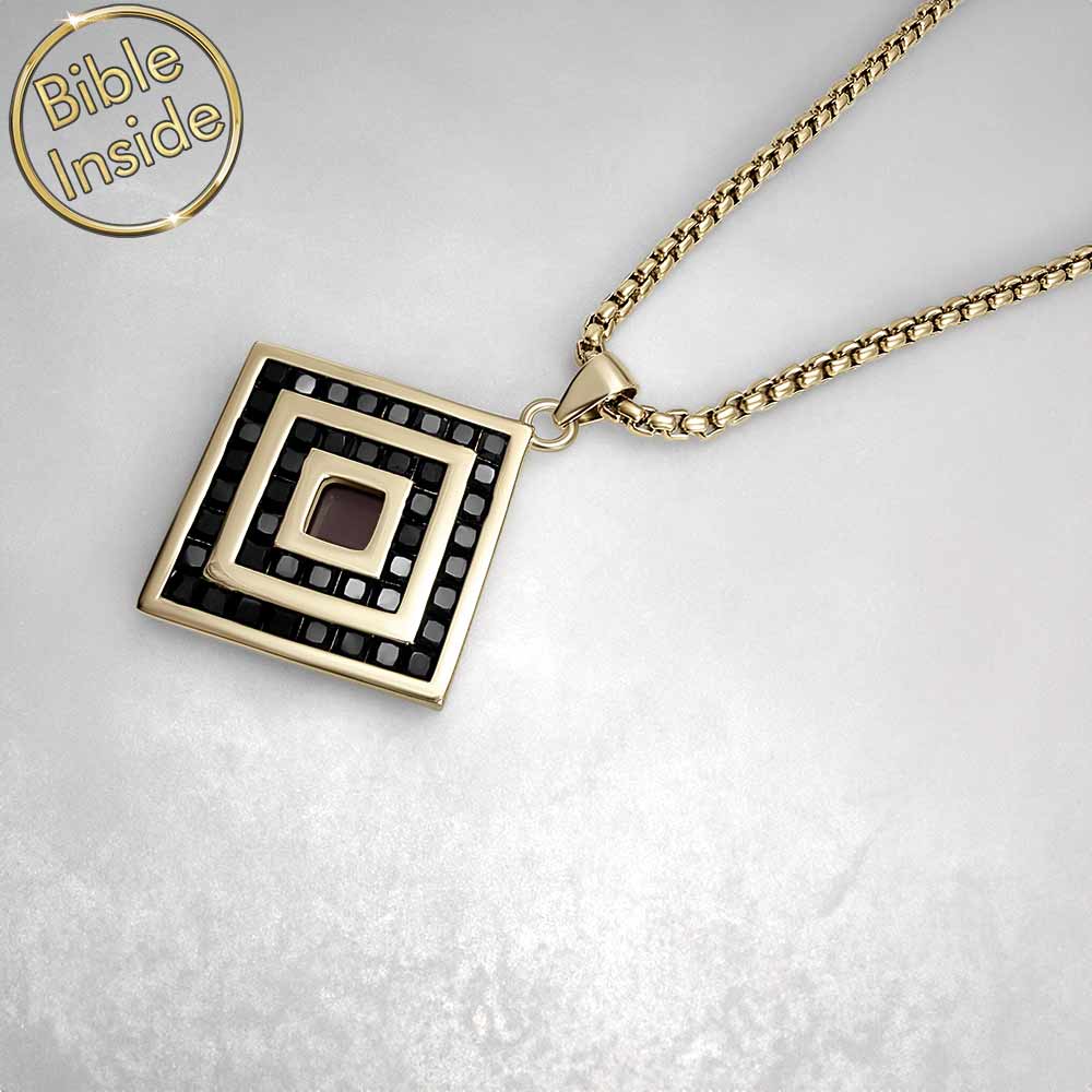 Delicate Juliet design gold necklace for Christian daily wear