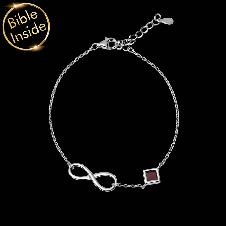 Women's infinity Nano Bible bracelet – cute Valentine's Day gift idea
