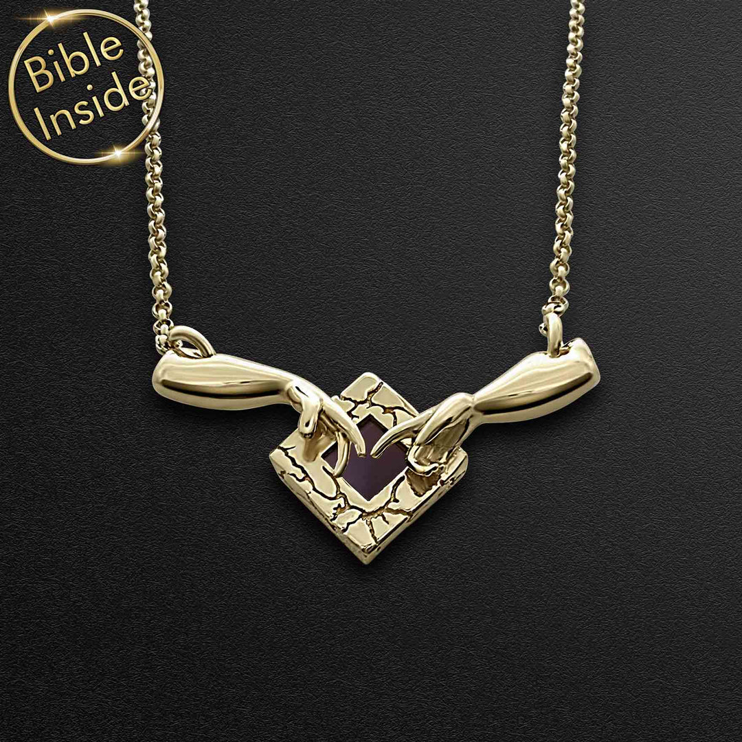 Best gift ideas for Valentine's day Genesis microchip Bible necklace, jewelry ideas for long distance relationships.