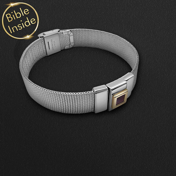 Cool valentine's day gift idea bracelet for husband, subtle Christian style