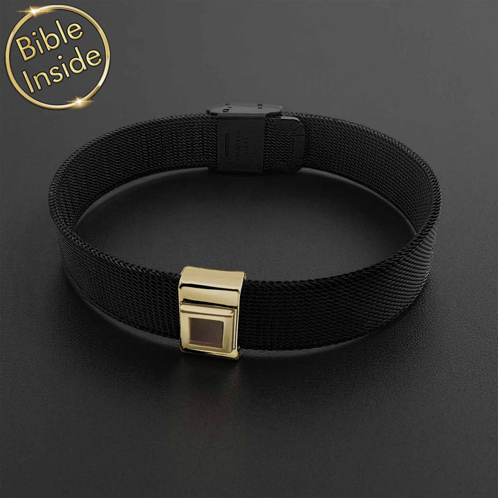 Christian men bracelet Gift idea for boyfriend Valentine Day elegant style