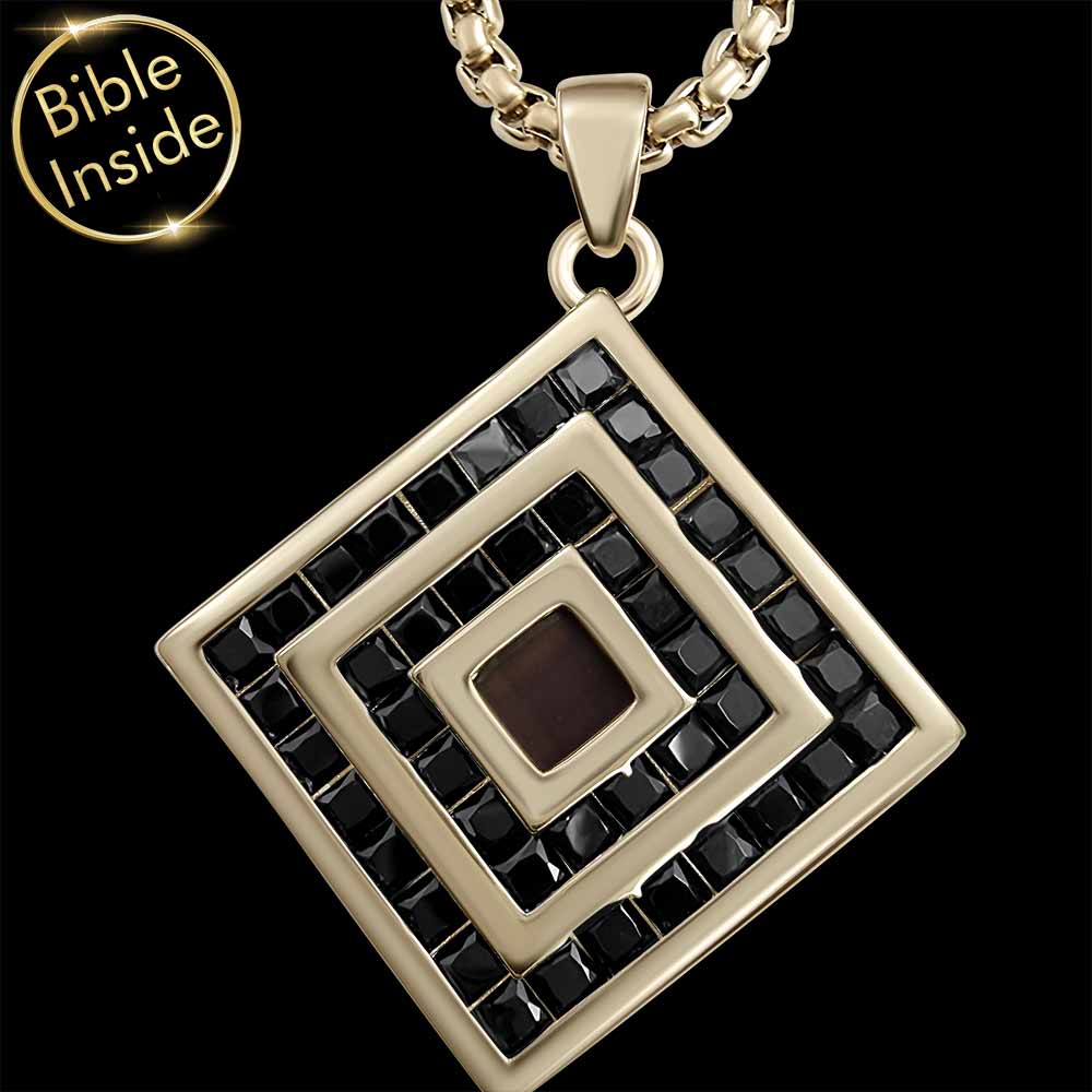 Idea for Valentines day present faith-inspired nano Bible necklace for Valentine’s