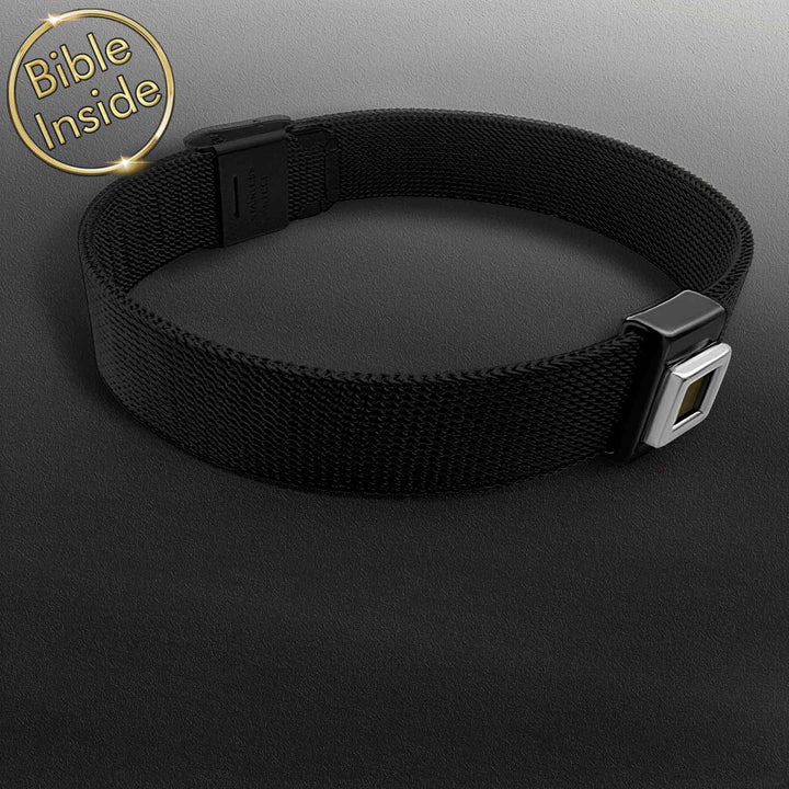 Mens Bible Verse Bracelet With The Complete New Testament - Shlama
