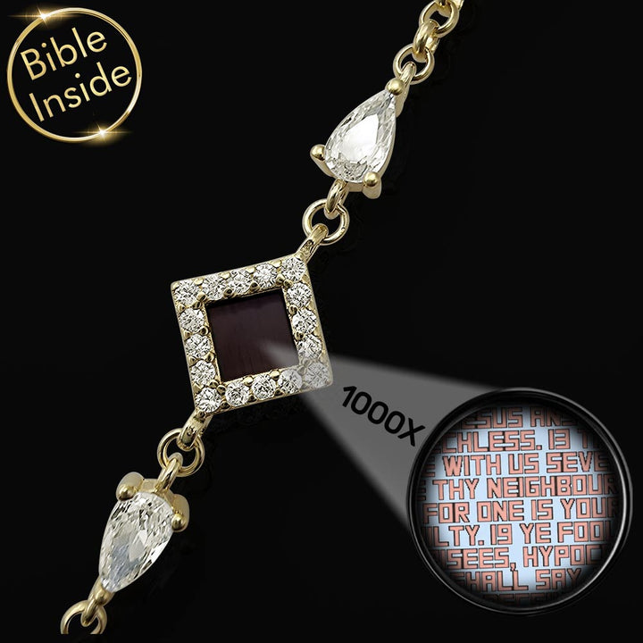 Bible verse jewelry bracelet combining faith and modern design