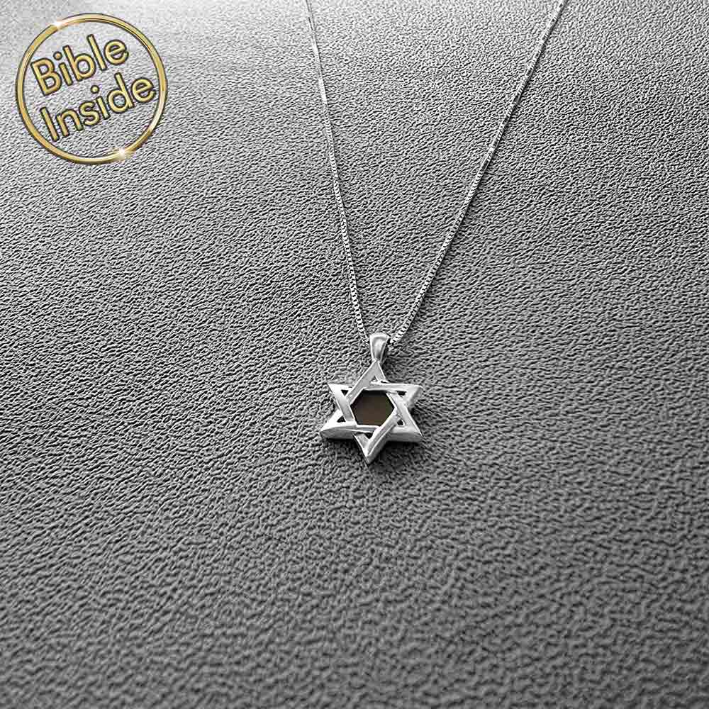 Star of David Bible jewelry for girls, delicate faith pendant