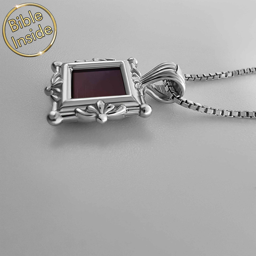 Elegant biblical jewellery with nano Bible – gift for believers