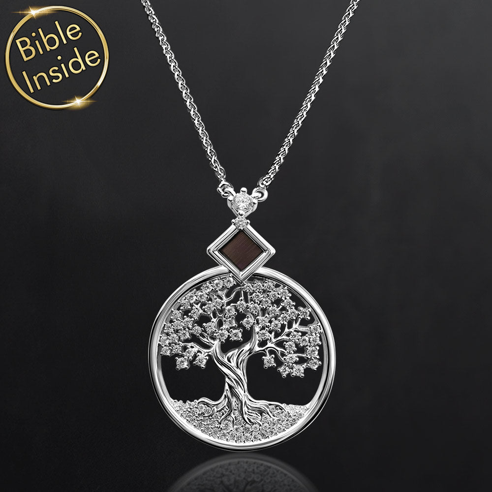 Biblical necklace Tree of Life pendant in silver – timeless design
