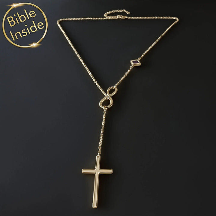 Christian cross pendant chain in gold for daily devotion