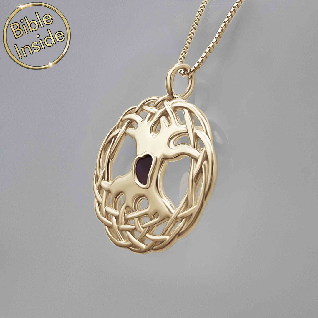 Valentine's day present idea for boyfriend – tree of life biblical necklace daily wear