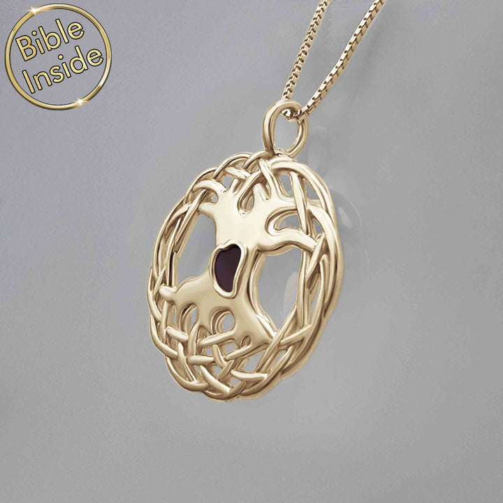Valentine's day present idea for boyfriend – tree of life biblical necklace daily wear