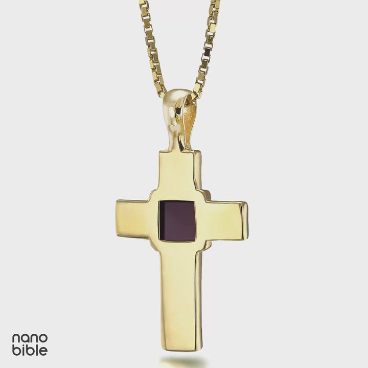 Christian Bible necklace with cross pendant – My Nano Jewelry
