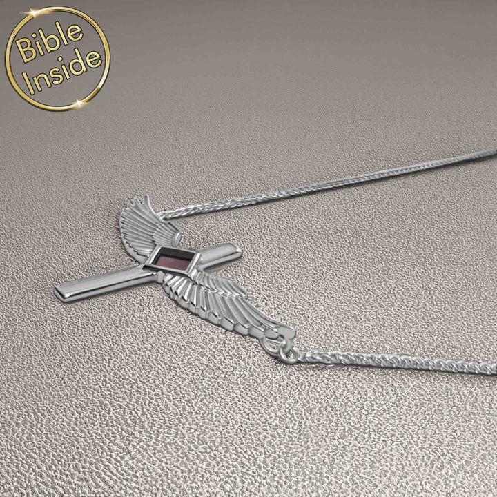 Silver cross pendant for women's, meaningful gift for friends and family