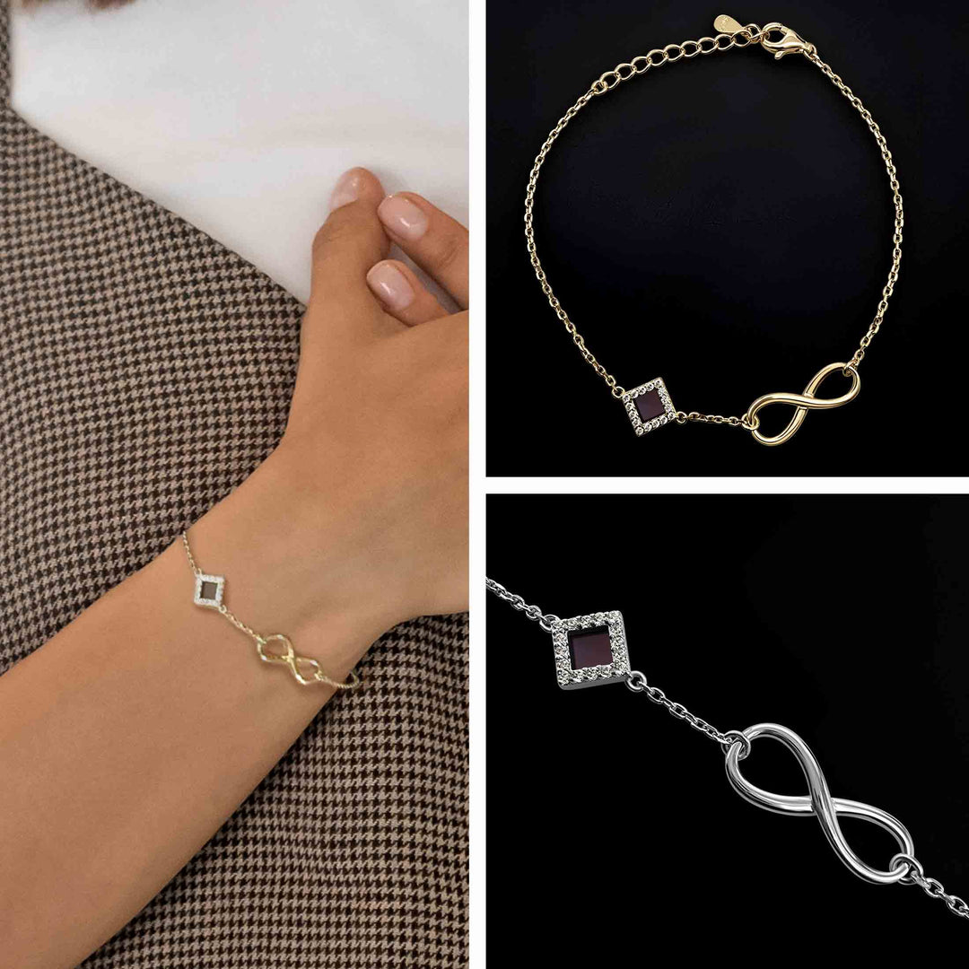 Valentine gift for me bracelet with nano Bible chip