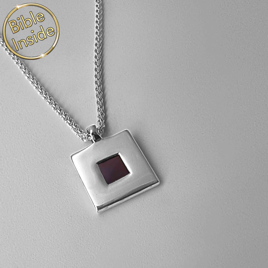 Cubo pendant Christian necklace – valentine's day gift idea for boyfriend, daily wear