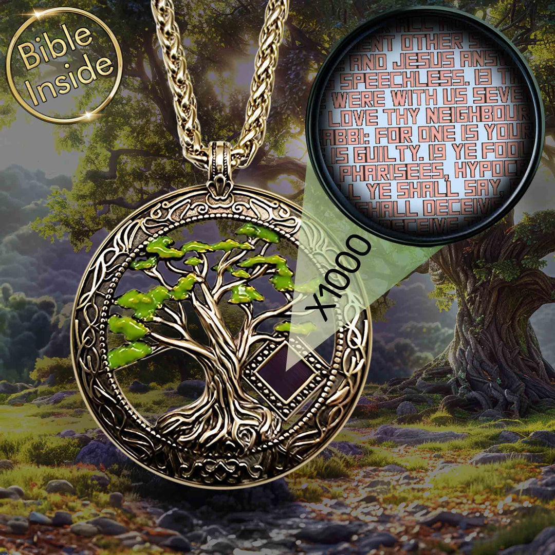 Cute Valentine's Day gift idea for her – gold vermeil tree of life pendant